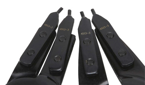 Heavy Duty 2 Piece Internal And External Snap Ring Pliers Set, 16 Inch Overall Length With 12.5 Inch Handles, Replaceable Tips detail