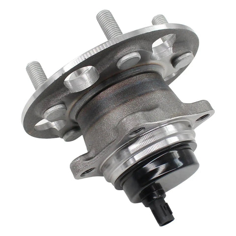 Front view of Rear Left And Right Wheel Bearing Hub Assembly Set For Toyota Camry RAV4 C-HR And Lexus ES Series 2019-2024 2 Pack