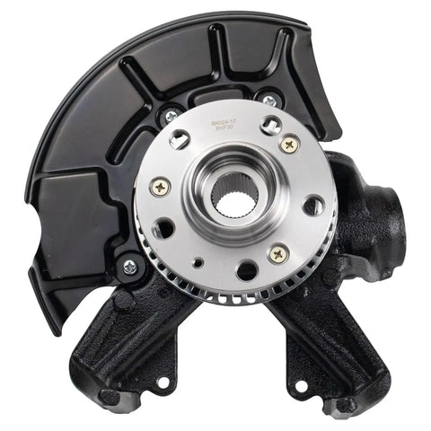 Front Wheel Bearing And Hub Assembly Pair With Knuckle For VW Golf Jetta Beetle, Driver And Passenger Side Knuckle Kit, OEM Grade Replacement