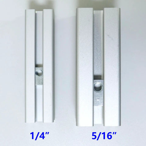 Built Tough 1/4-20 Threaded Steel Roll In T Nut With Ball Spring For T Slot Rails in 10 Series aluminum extrusion shown installed