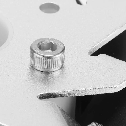 Close-up of aluminum alloy chassis for 100mm Steel Mecanum Wheels Set For RC Robot Car With Nine Rubber Rollers Per Wheel