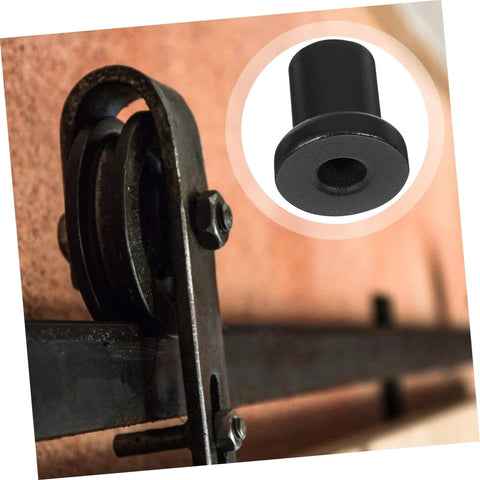 Four Piece Carbon Steel Track Spacers For Sliding Barn Doors Replacement Hardware Kit No Fuss Install Built To Last Compatible With Flat Track Systems Sturdy Connectors For Easy Wall Mount And Smooth Door Alignment.