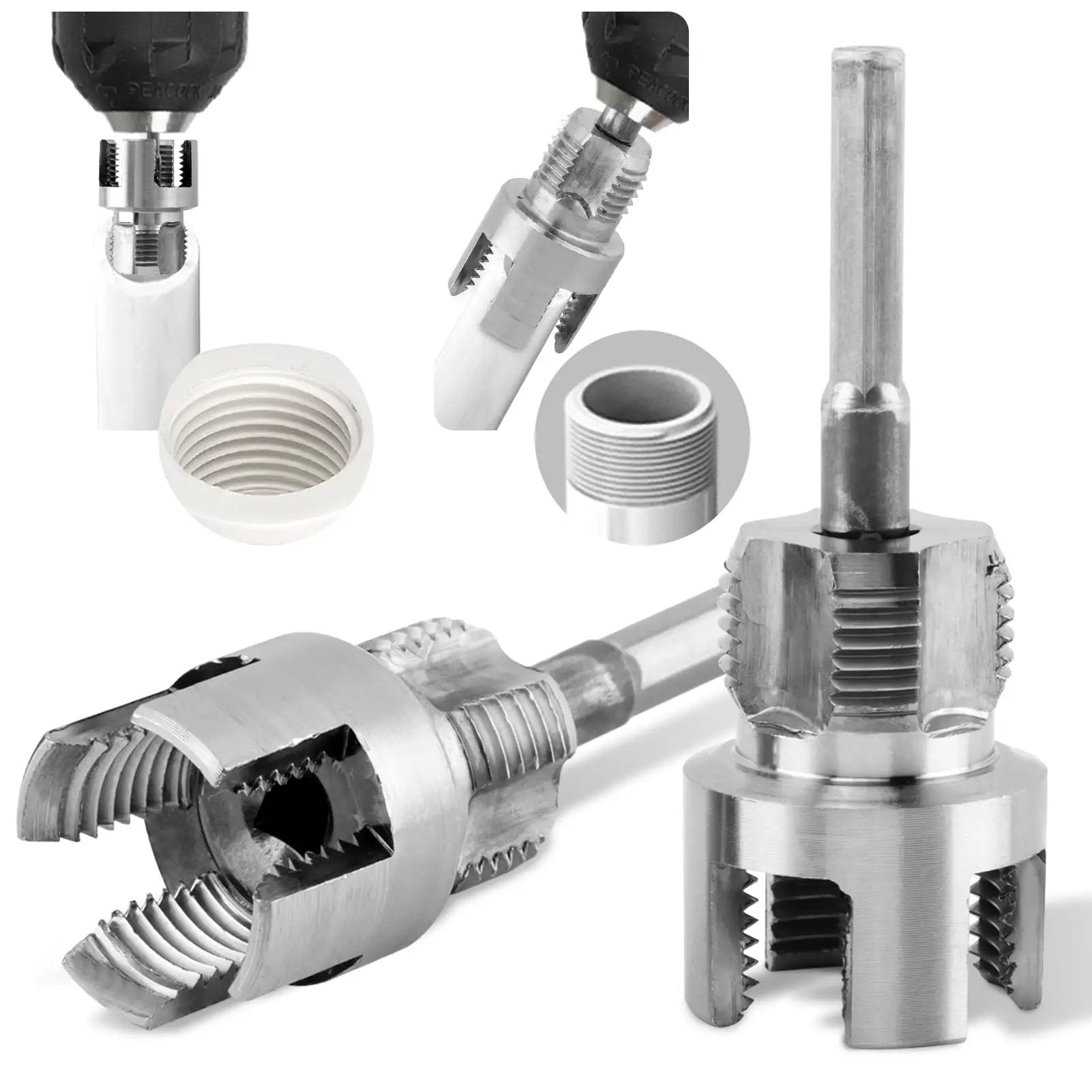 2 Pack Pipe Threading Tool For Internal And External T...