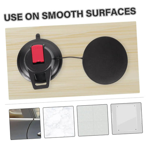 Heavy Duty Camping Cup Anchor With Suction Cup Hanger For Tents Car And RV Portable Multi Use Cup Hook ABS Material Sucker Design