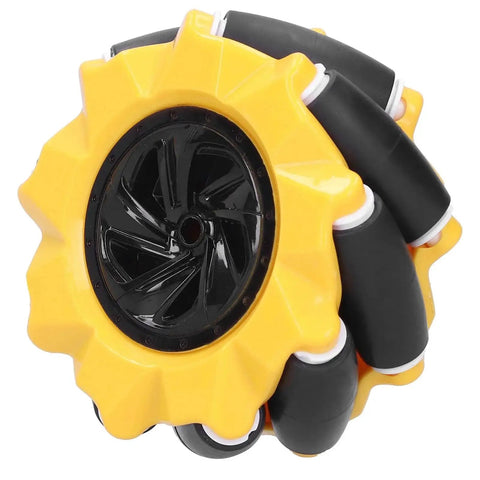 80mm Mecanum Wheel Set For Omnidirectional Robot Cars And DIY Bots, Durable ABS Rubber Wheels For Smooth Multi-Directional Movement