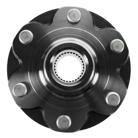 Top view of Front Passenger Side Wheel Bearing and Hub Kit for 4WD Toyota 4Runner Sequoia Tacoma and Tundra 1995-2004 1996-2002 2001-2007 2000-2006 Plug And Play For Easy DIY Install