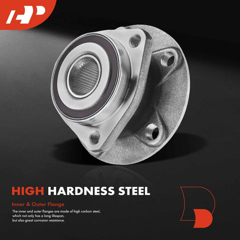Front Or Rear Wheel Bearing And Hub Assembly For Audi A3 Quattro S3 RS3 Sportback E Tron And Golf Alltrack Golf R And Golf SportWagen Plug And Play Drop In Replacement