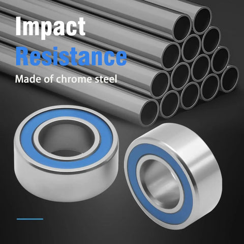 RC Ball Bearings Kit 5x11x4mm Pack Of 10 For Traxxas Slash Rustler Stampede And More, chrome steel with impact resistance