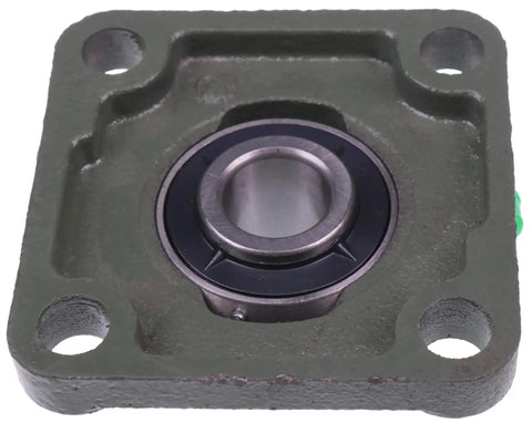 3/4 Inch Four Bolt Flange Bearing With Set Screws UCF204-12 F4B-SC-012 SF-3/4 on green mounting base