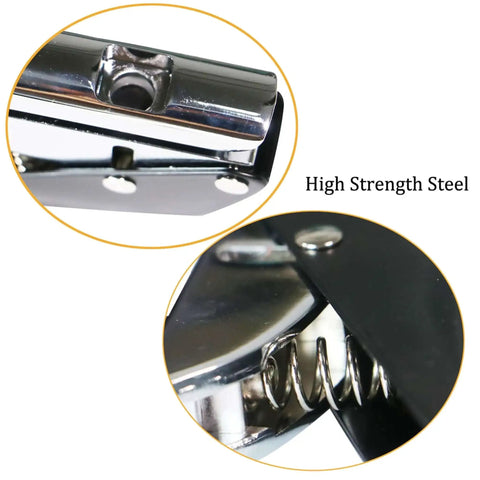 Close-up of Heavy Duty 10mm Hole Punch For Paper Cards PVC Board And Cardboard Single Hole Punch Tool showing steel construction