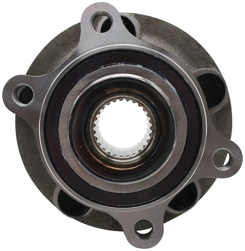 Front view of Wheel Bearing And Hub Assembly For Ford And Lincoln Models Complete Repair Kit With OE Quality Fit