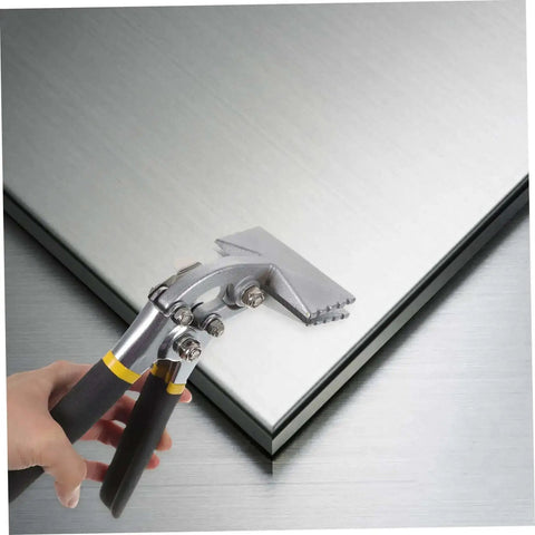 Manual Metal Bender Tool With Straight Jaw Hand Seamer Non Slip Grip used for bending sheet metal in construction projects