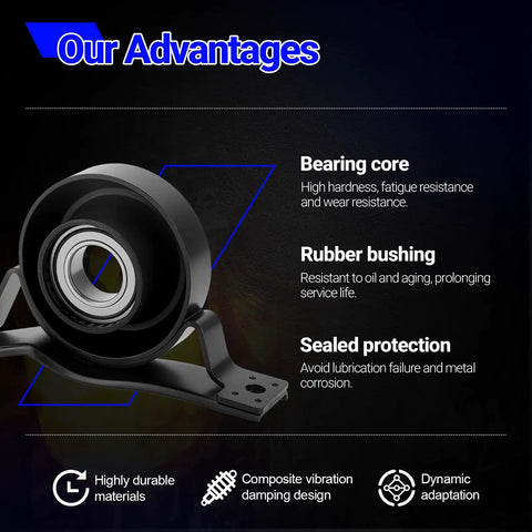 Rear Driveshaft Center Support Bearing OEM Grade Replacement Drop-In Fit for 2015-2018 Dodge Charger Chrysler