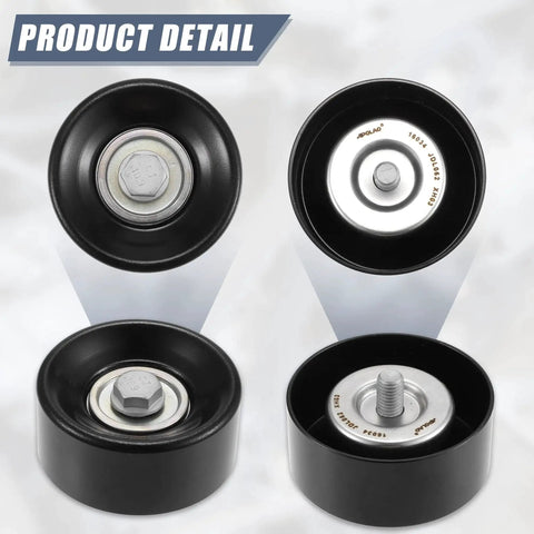 Close-up view of Drive Belt Idler Pulley For Nissan Altima 2007 2012 And Murano 2009 2014 V6 3.5L Replace 11925JA100
