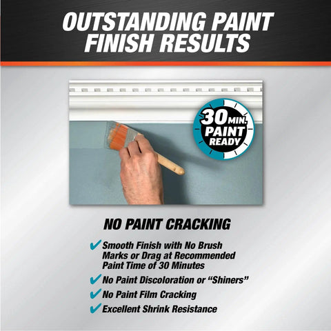 Applying Paintable Siliconized Acrylic Caulk for Multi Surface Sealing and Waterproofing on wall trim