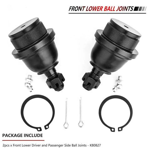 2pc Front Lower Ball Joints Kit for 2005 to 2019 Toyota Tacoma driver and passenger side heavy duty front suspension parts