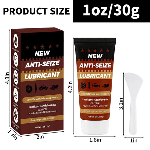 Copper Anti Seize Brake Caliper Grease And Thread Lubricant High Temp Copper Compound tube and packaging with applicator.