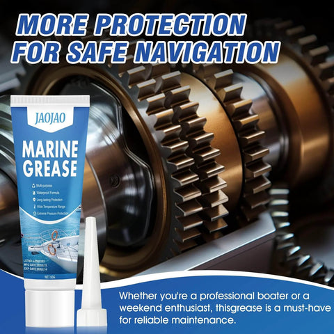 Waterproof High Temp Marine Grease With Extreme Pressure Protection For Boat Wheel Bearings And Steering Cables 50g tube