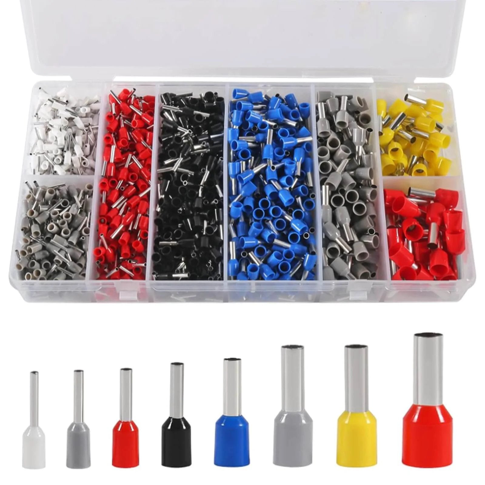 1250 Pieces Assorted Wire Ferrules Connector Kit 🍁 &nd...