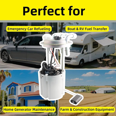 Electric Fuel Pump Module Assembly With Sending Unit And Pressure Sensor For Cadillac Escalade Tahoe GMC Yukon 2004 2007