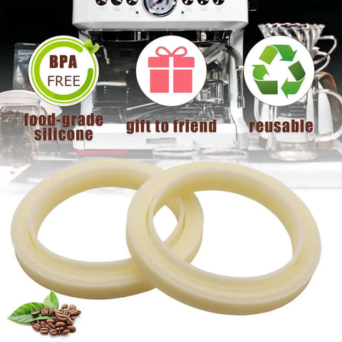 54mm Silicone Steam Ring Two Pack For Breville Espresso Machines Easy Fit Gasket Replacement, food-grade silicone rings