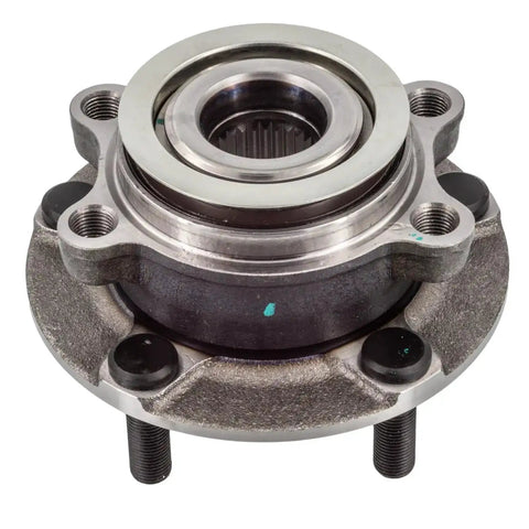 Front Hub Bearing Assembly For Nissan Leaf And Juke 2011 To 2017 With 4-Lug, ABS, 29-Spline Ball, Bolt-On Direct Fit, Pre-Greased And Pre-Sealed