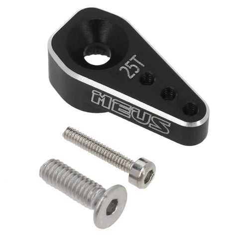 Beefy Aluminum 25T Servo Arm Horn For SCX24 1 24 RC Crawler Upgrade Pack Of 2 High Torque Micro Servo 5mm Bore 20mm Length M02 Thread
