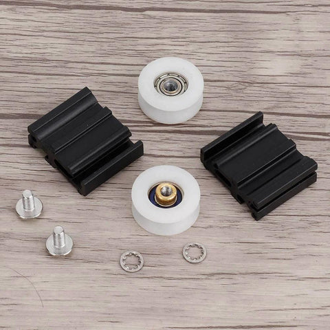 Durable Nylon Greenhouse Door Wheel Replacement For 22mm Tracks With Smooth Rolling And Easy Install Preassembled Components