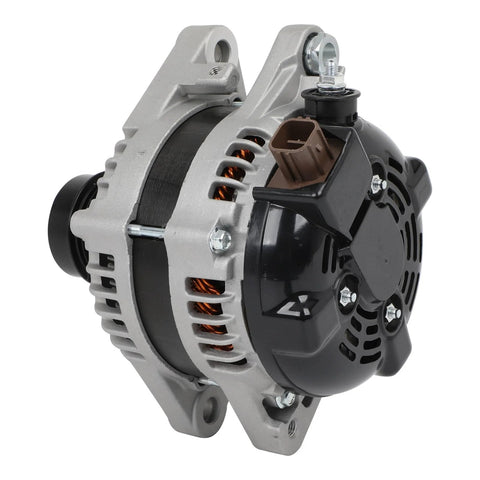 Alternator Replacement For Toyota RAV4 3.5L 2006-2008 12V 130A High Output With 7-Groove Clutch Pulley CW Rotation IR Regulator