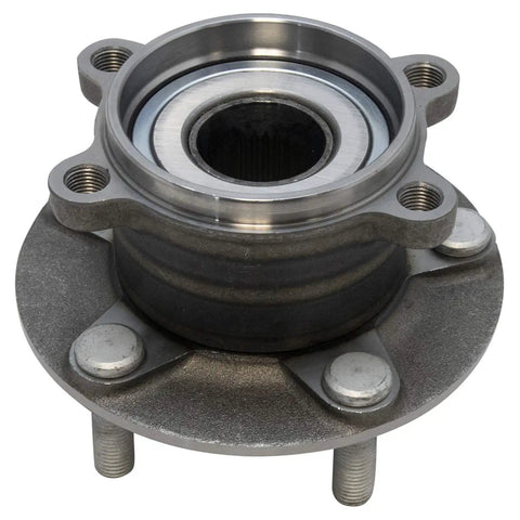 Close-up of a Drop In Front And Rear Wheel Bearing And Hub Assembly Set For 2013 Through 2021 Mazda CX 5 AWD And 2022 CX 5