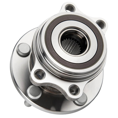 Close-up view of Rear Wheel Bearing Hub Assembly For Subaru Legacy 2005 2009 And Outback 2005 2009 Five Lug Non ABS Direct Fit Replacement 512293