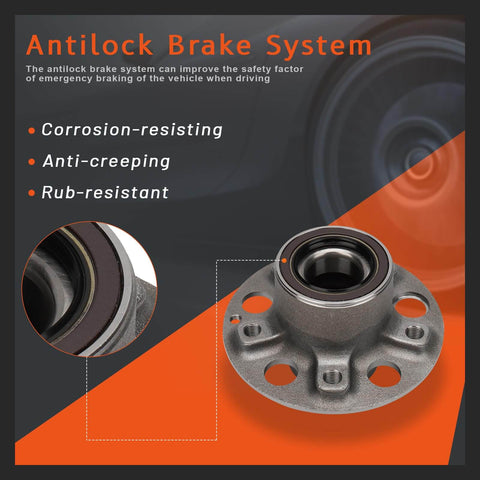 Front Wheel Hub And Bearing Assembly For Mercedes Benz C230 C240 C280 C32 AMG C320 C350 CLK320 CLK350 with antibrake system
