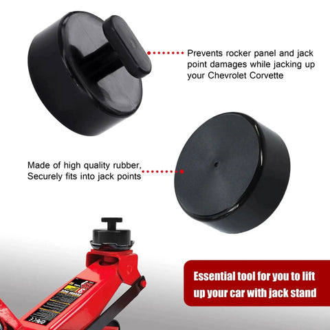 Corvette Lift Pucks 4 Pack Jack Pads Lifting Point Adapters Compatible With C5 Through C8 Generations 2011 2017 2018 2019 Models