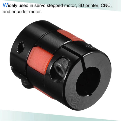 Aluminum Shaft Coupling 8Mm To 9Mm Bore Flexible Coupler Joint For Servo And Stepper Motors 25Mm Length 20Mm Outer Diameter