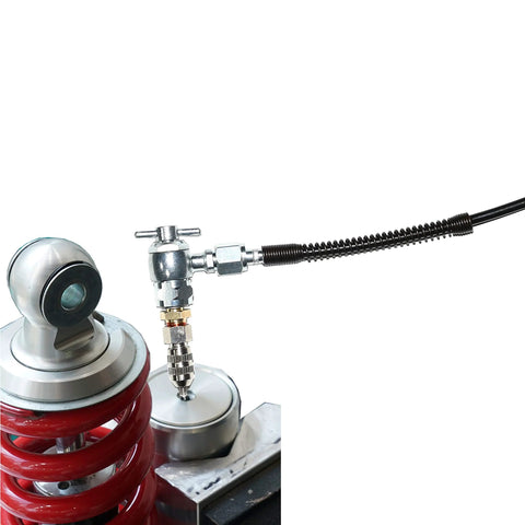 XZT nitrogen needle valve kit for shock absorbers with Schrader valve, 5 pcs, metal fittings for outdoors