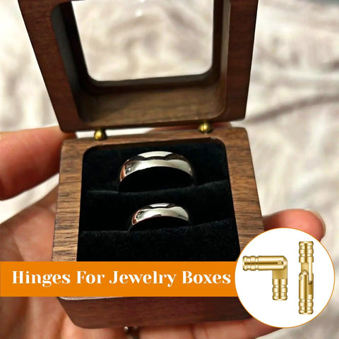 Hidden Brass Barrel Hinges For Wooden Boxes 4x20mm Pack Of 50 Concealed Cylinder Hinges for jewelry box and smooth operation