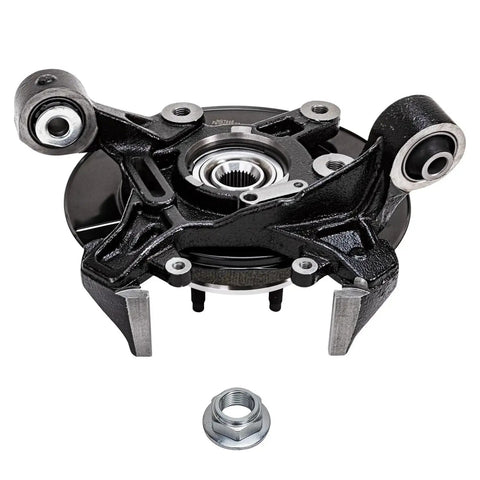 Two Piece Kit Rear Steering Knuckles With Wheel Bearing Hubs For 2006 2010 Ford Explorer Mercury Mountaineer And 2007 2008 2009 Explorer Sport Trac Replacement close-up of product