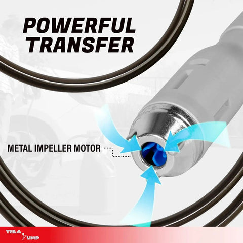 Metal impeller motor of Universal Gas Can Adapter Cap Battery Powered Fuel Transfer Pump 2.3 GPM