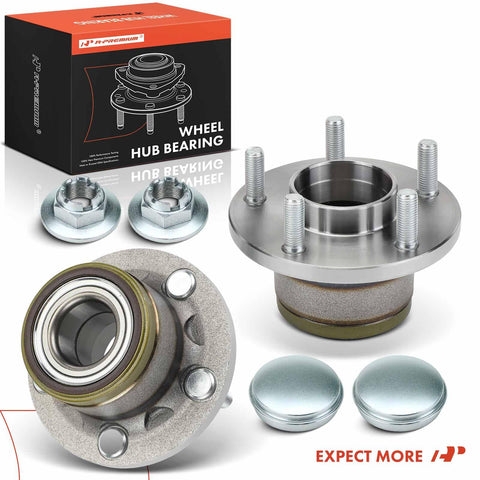 Two Pack Rear Wheel Bearing And Hub Assembly 5 Lug For Ford Transit Connect 2010 2011 2012 2013