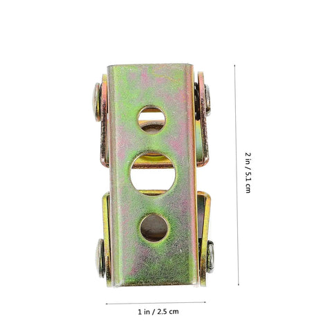Beefy Heavy Duty Welding Fixture Clamping Jig With V-Shape Clamp And Magnetic Base, shown front view, metal structure, dimensions 2x1 in