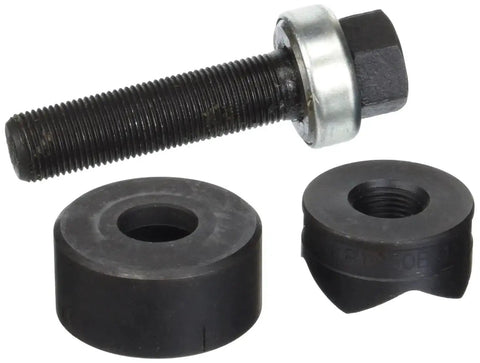 Slug-Out Mechanical Knockout Set for Three Quarters Inch Conduit With Contractor Punch Die and Drive Screw, interchangeable steel tools.