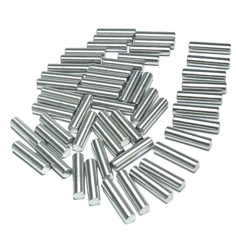 52-Piece 5mm x 20mm Dowel Pins Stainless Steel 304 Shelf Pegs for Wood Furniture and Beds M5 Pins With Tight Tolerances 0.0001–0.0005 Inch
