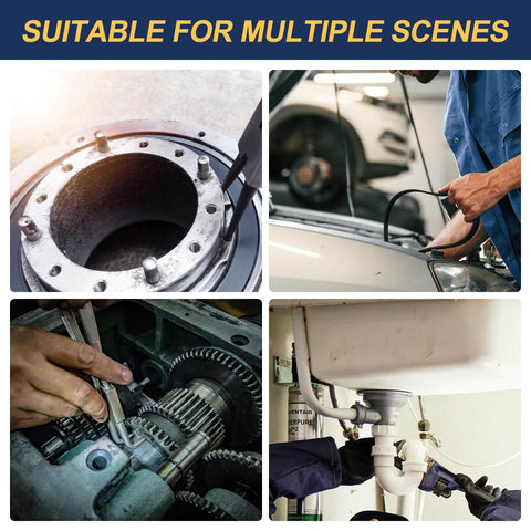 20 Pcs Internal Retaining Rings Set For Automotive Grooved Shafts, 40mm Inner Diameter And 43.5mm Outer Ring, 65Mn Steel C Clip Snap Ring Circlip. Suitable for various applications shown including automotive and mechanical repairs.