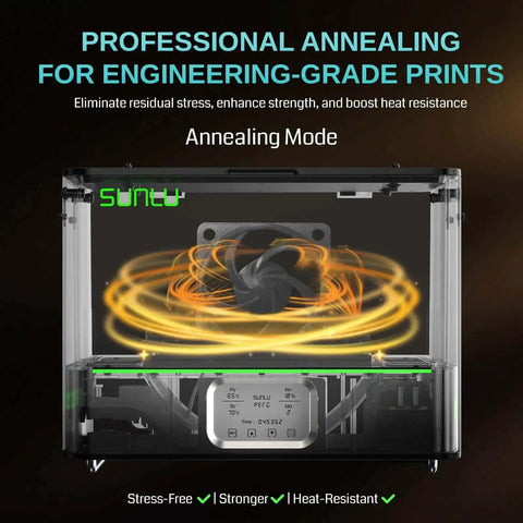 Engineering Filament Dryer Box With 110C Heat And 500W PTC Heater, 3 In 1 Drying Anneal And Dehumidify for ABS PC PA-CF GF FR-ABS Filaments