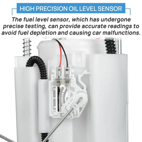 Close-up of BeefedUp Fuel Pump Assembly For Honda TRX Foreman Rubicon Rancher 420 And 500 ATVs 2014-2024 with high precision oil sensor
