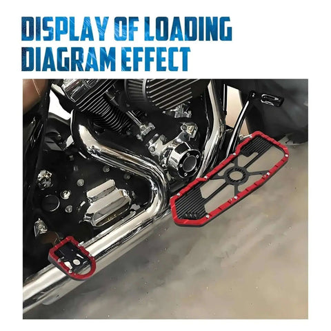 Yellow Floorboards Footpeg Shifter Brake Lever Kit For 14 Up Driver And Passenger Footrests Set mounted on motorcycle