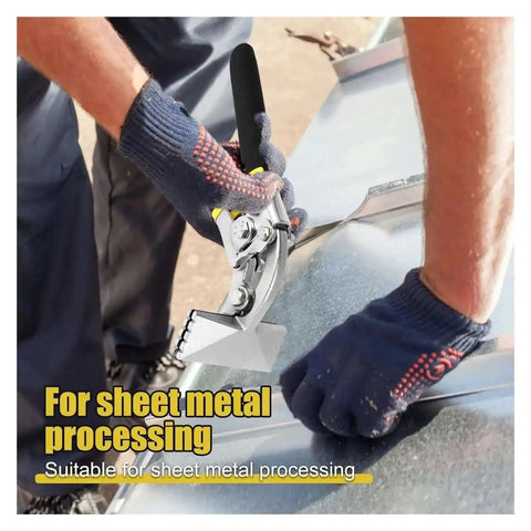 Using Sheet Metal Bending Pliers For Pros Pro Grade Durable Beefy High Strength Steel Nickel Plated Clamp with Ergonomic Handle