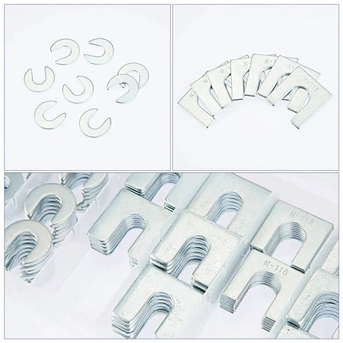 Auto Body Shim Kit With 140 Piece Universal Alignment Shims Set For Car Body Adjustments And Wedge Spacers