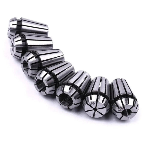 ER11 Collet Set 7Pc Spring Collet Set For CNC Engraving Machine And Milling Lathe Tool Pro Grade Quality With Tight Clamping And High Precision