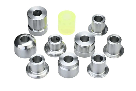 Bead Roller Die Set For Metal Forming Includes 10 Pro Grade Hardened CR12 Dies For 22mm Shaft 7 8 Inch Polyurethane Roll